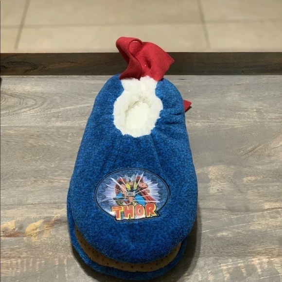 Thor Marvel Men’s Slipper Socks Fuzzy Babba - Picture 5 of 6